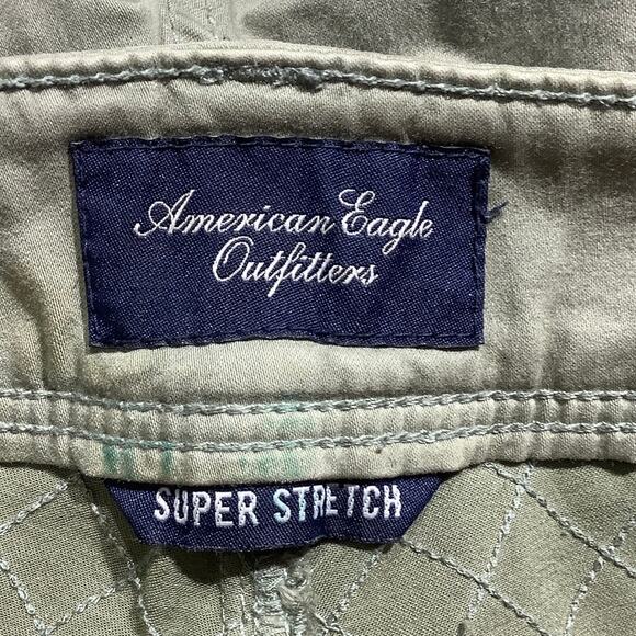 American Eagle Women’s Pants Size 8 — Light Olive Green, Skinny, Super Stretch - Picture 3 of 11
